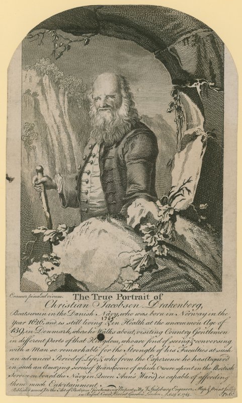 Il vero ritratto di Christian Jacobsen Drakenberg da English School