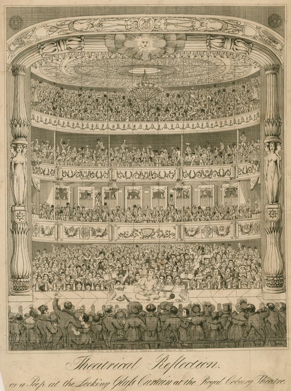Riflessione teatrale o uno sguardo al sipario a specchio al Royal Coburg Theatre da English School