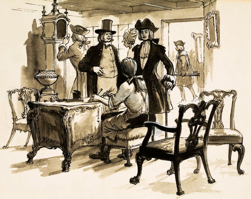 La bottega di Thomas Chippendale in St Martin