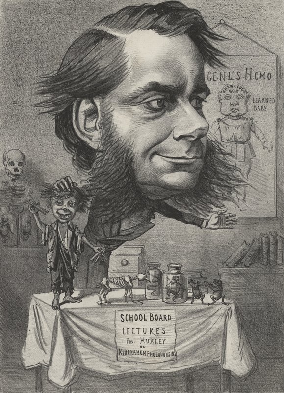 Thomas Henry Huxley, biologo inglese da English School