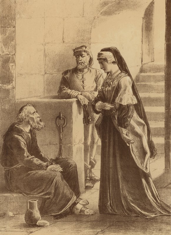 Thomas Maxfield, "Una signora di qualità trovò il modo di fargli una visita caritatevole" da English School