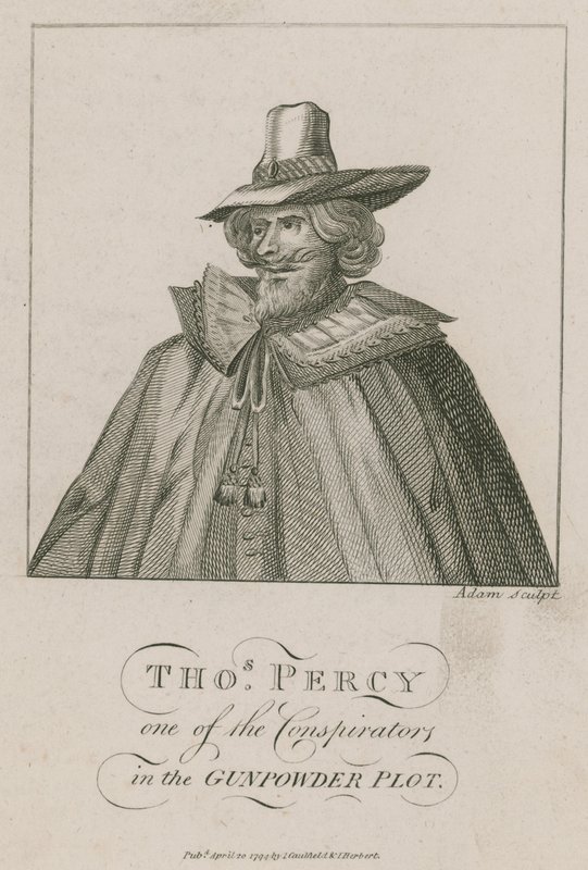 Thomas Percy, uno dei cospiratori nella Congiura delle Polveri da English School