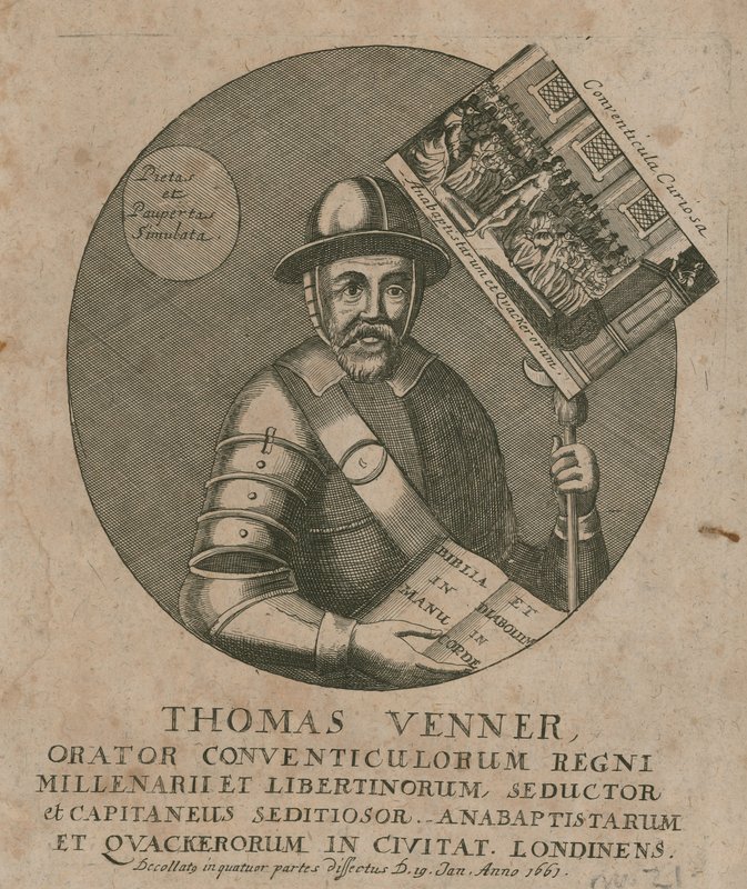 Thomas Venner, oratore da English School