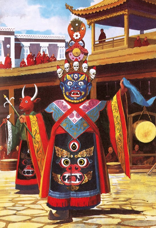 Danza del diavolo tibetano da English School