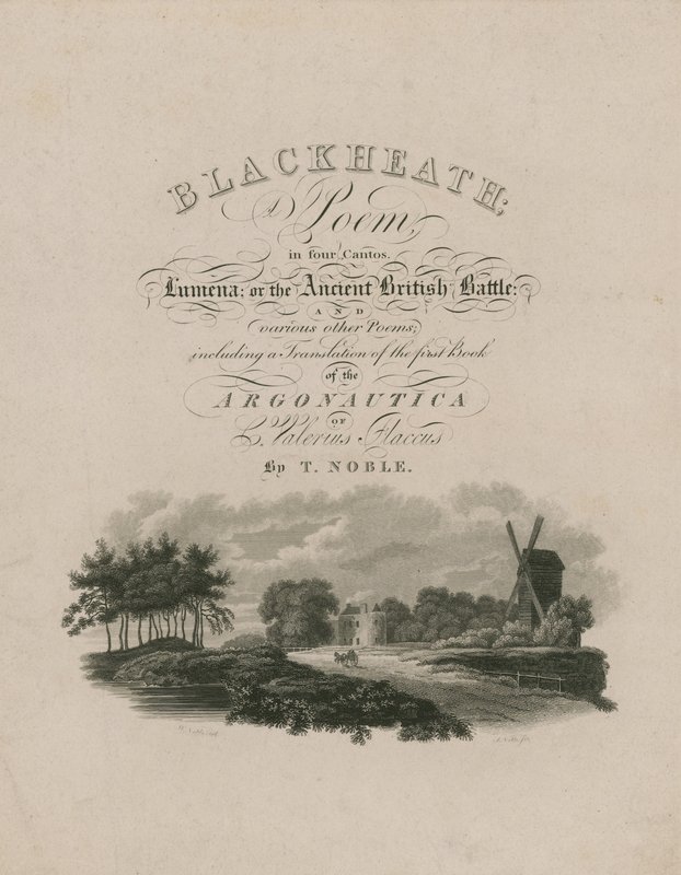 Pagina del titolo per Blackheath da English School