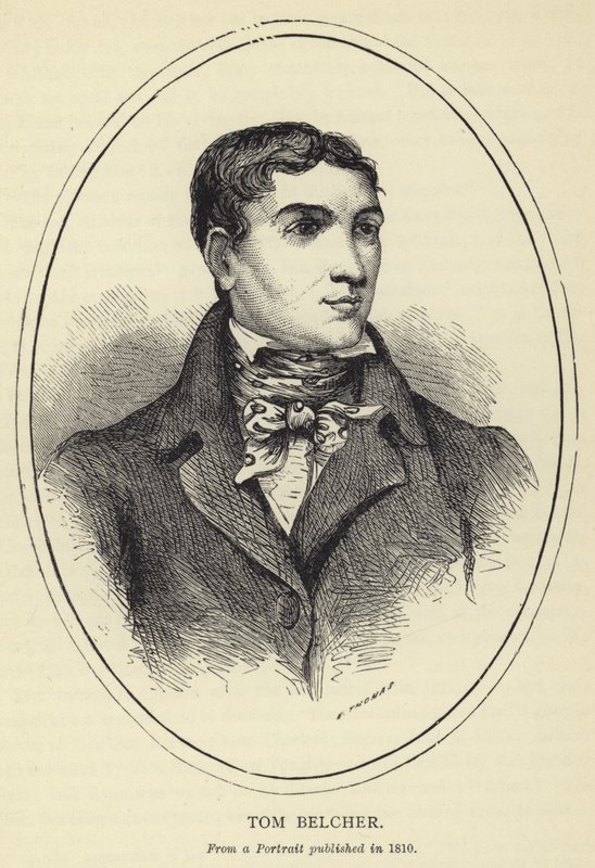 Tom Belcher, da un ritratto pubblicato nel 1810 da English School