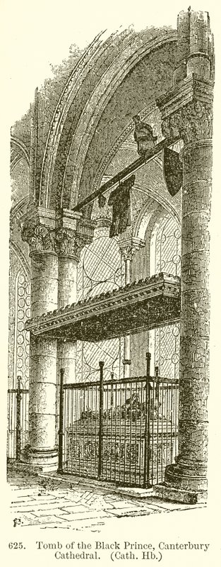 Tomba del Principe Nero, Cattedrale di Canterbury da English School