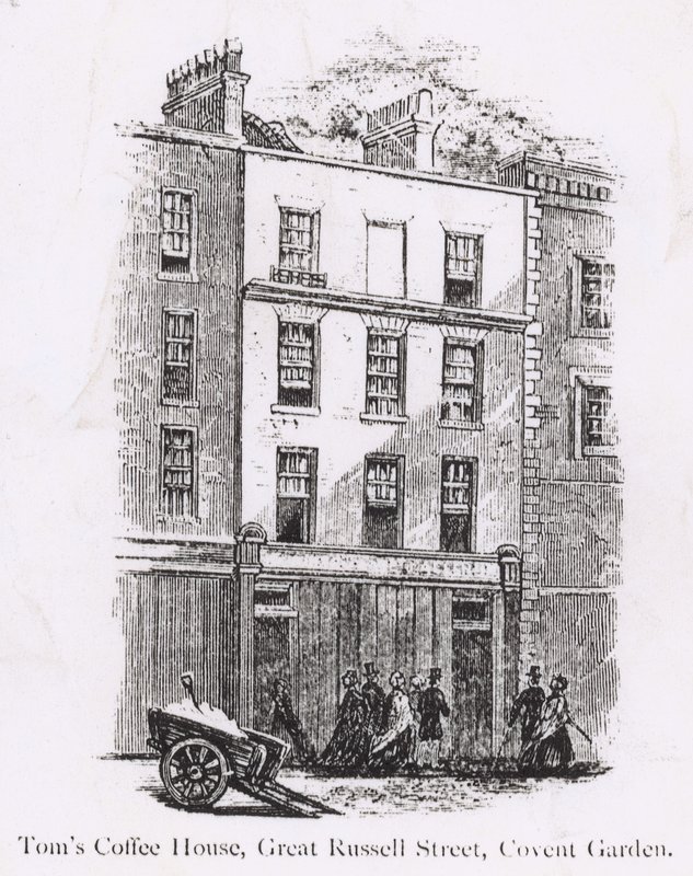 Toms Coffee House, Great Russell Street, Covent Garden da English School