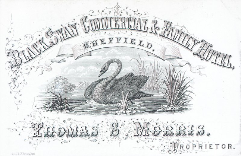 Cartolina commerciale, Black Swan Commercial & Family Hotel da English School