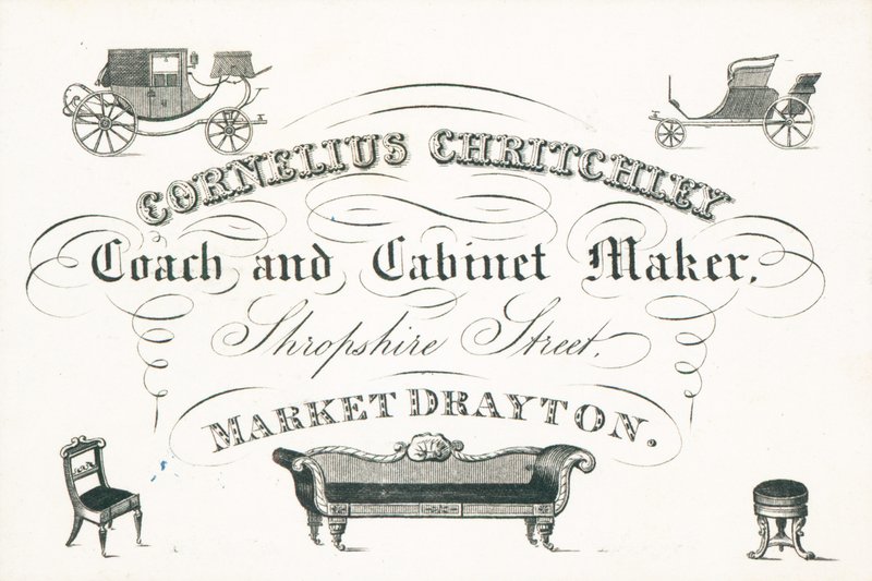 Cartolina commerciale, Cornelius Critchley da English School