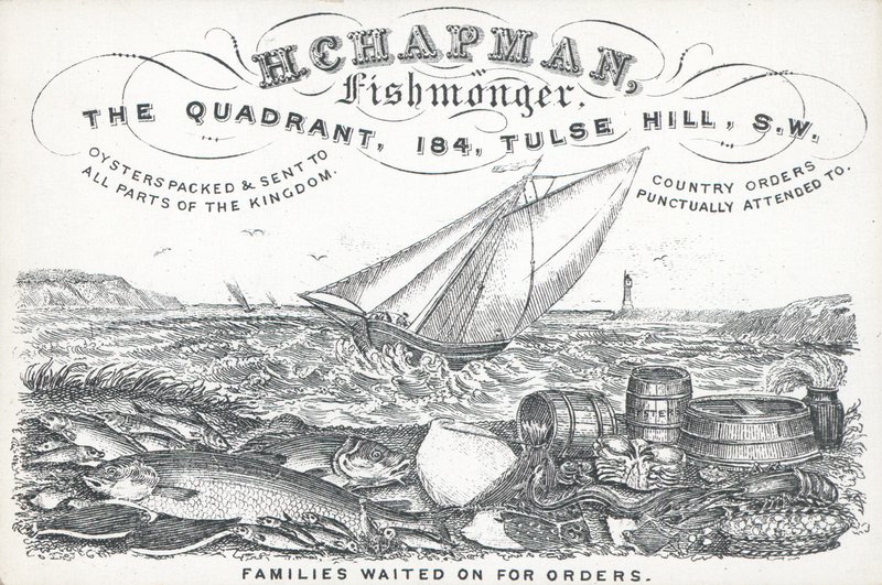 Biglietto commerciale, H Chapman da English School