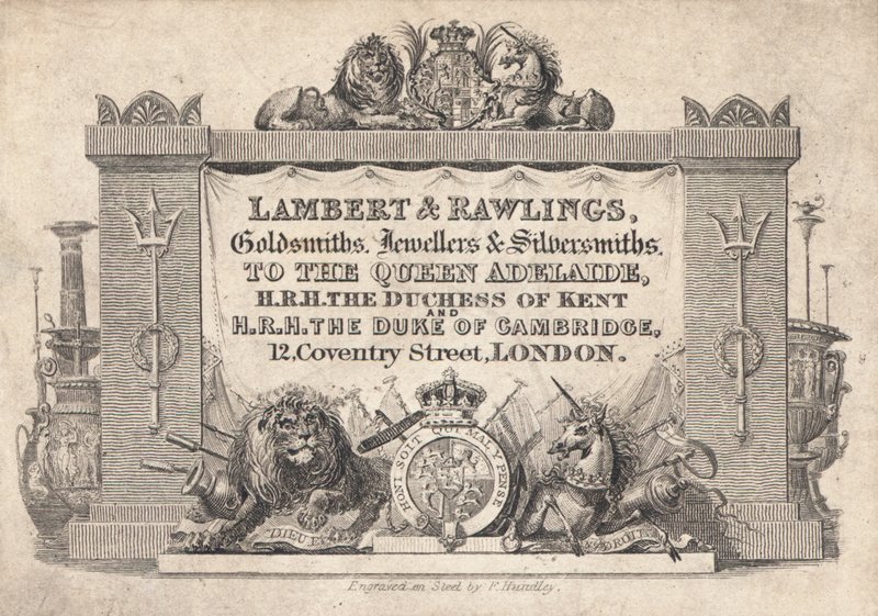 Biglietto commerciale, Lambert & Rawlings da English School