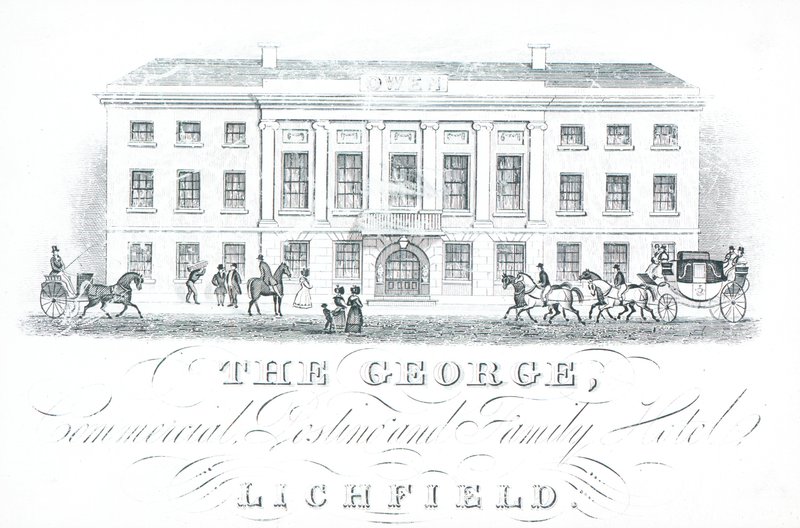 Cartolina commerciale, The George da English School