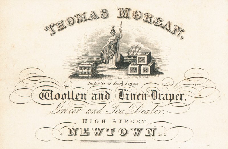 Biglietto commerciale, Thomas Morgan da English School