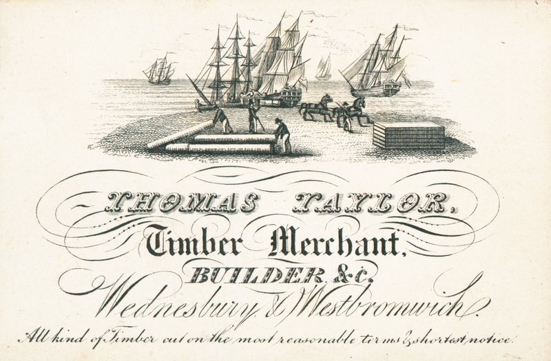Cartolina commerciale, Thomas Taylor da English School