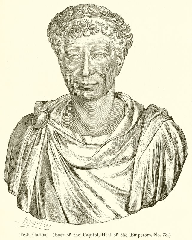 Treboniano Gallo (Busto del Campidoglio, Sala degli Imperatori, No. 73) da English School