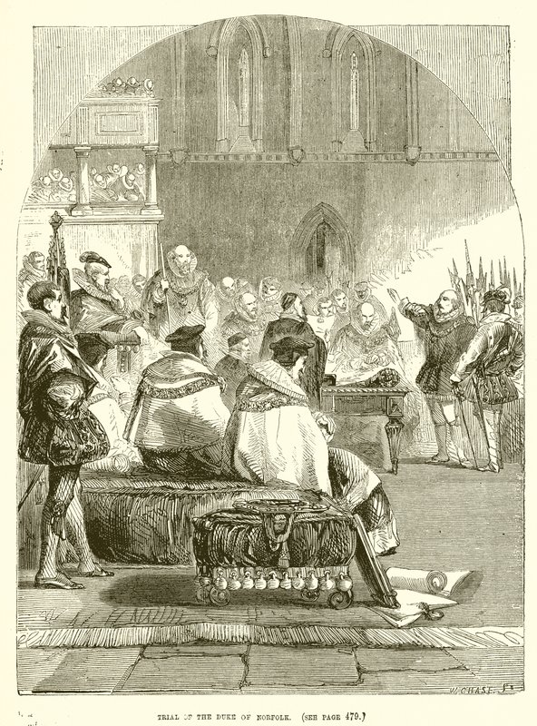 Processo al duca di Norfolk da English School