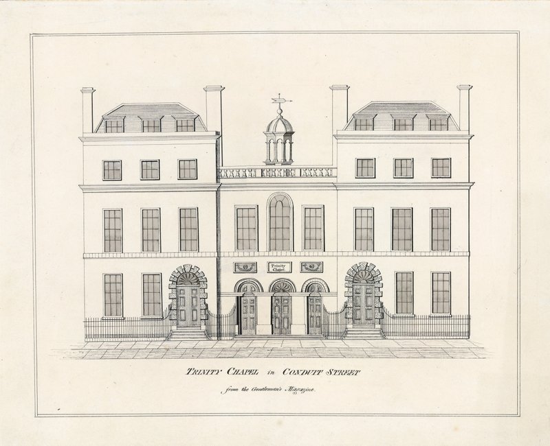 Cappella della Trinità, Conduit Street, Londra da English School