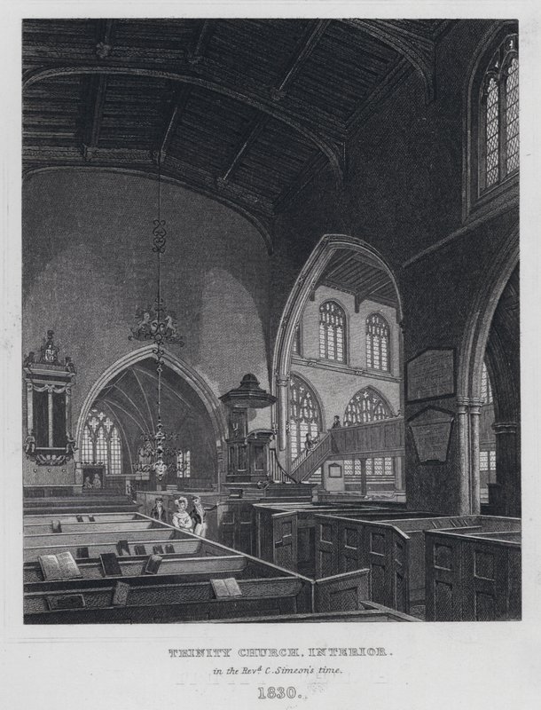 Chiesa della Trinità, Interno, al tempo del Reverendo C. Simeon da English School