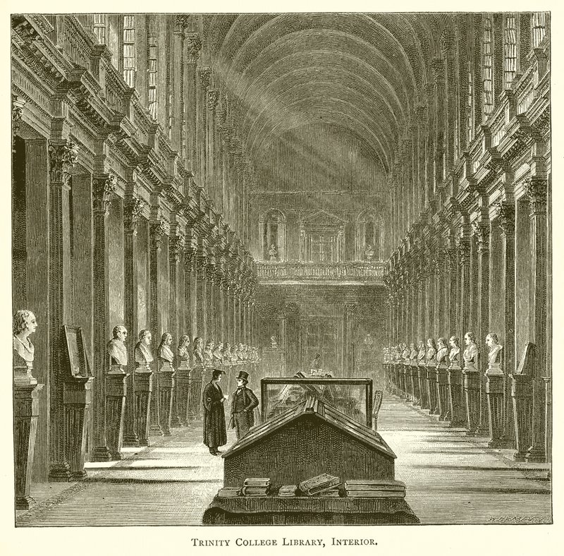 Biblioteca del Trinity College, interno da English School