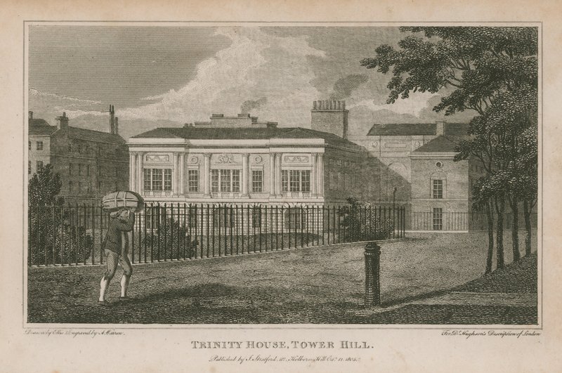 Trinity House su Tower Hill da English School