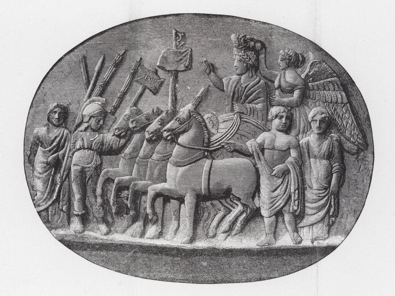 Trionfo di Costantino (incisione) da English School