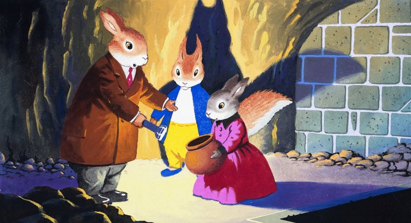 Tufty alla luce della torcia da English School