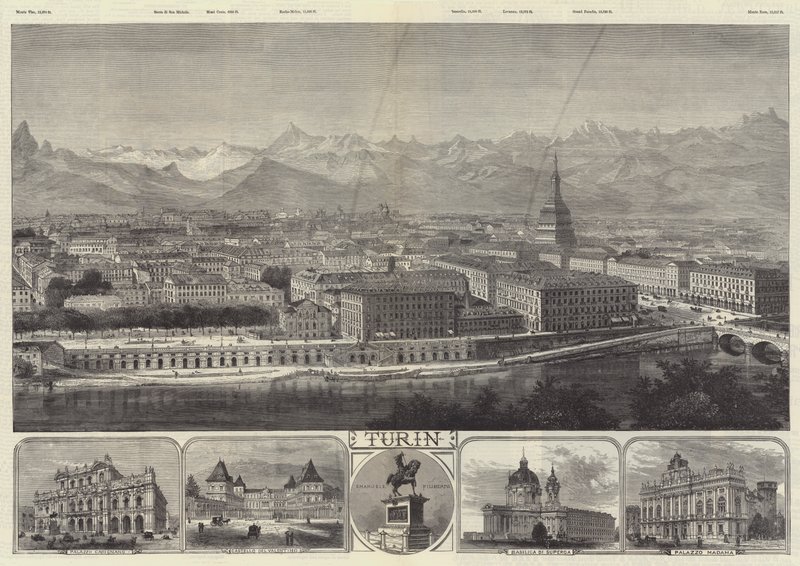 Torino (incisione) da English School