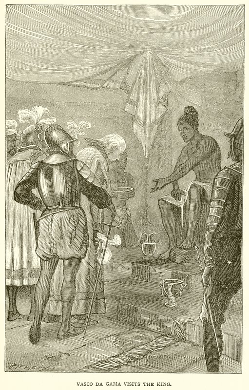 Vasco da Gama visita il re da English School