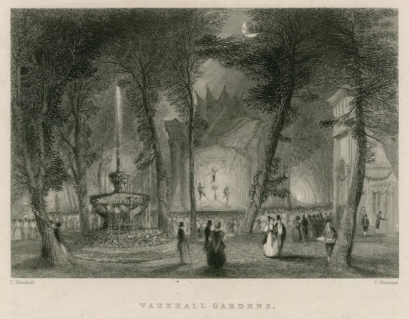 Giardini di Vauxhall, Londra da English School