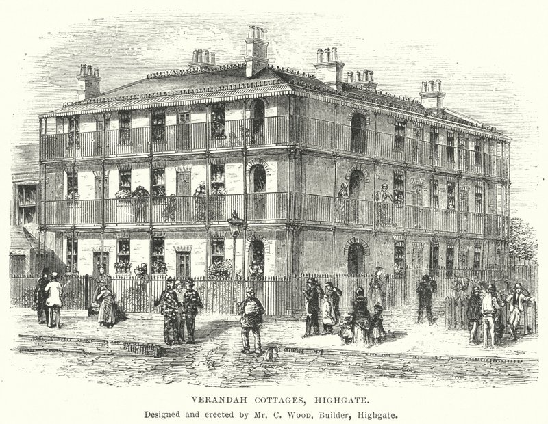 Verandah Cottages, Highgate da English School