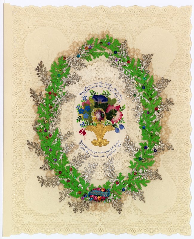 Cartolina di San Valentino vittoriana da English School