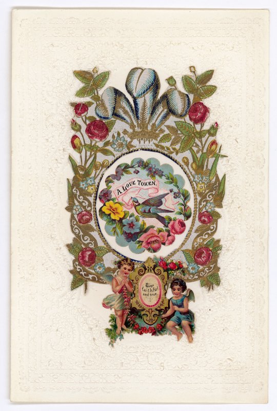 Cartolina di San Valentino vittoriana da English School