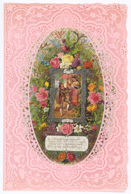 Cartolina di San Valentino vittoriana da English School