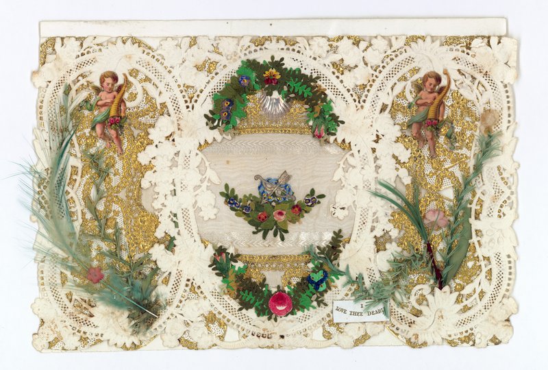 Cartolina di San Valentino vittoriana da English School