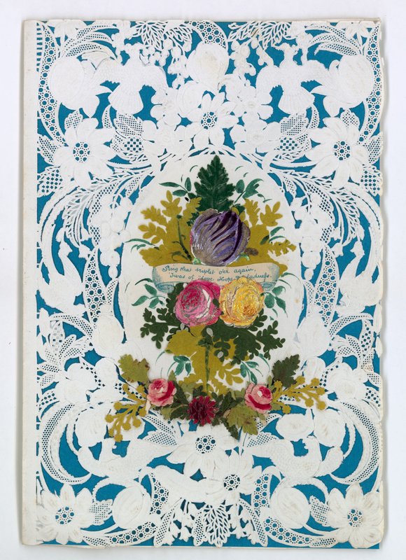 Cartolina di San Valentino vittoriana da English School