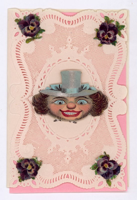 Cartolina di San Valentino vittoriana da English School
