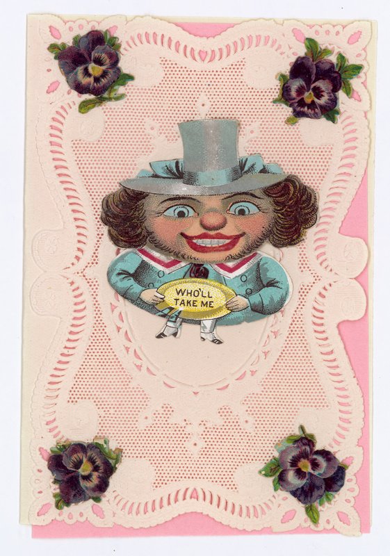 Cartolina di San Valentino vittoriana da English School