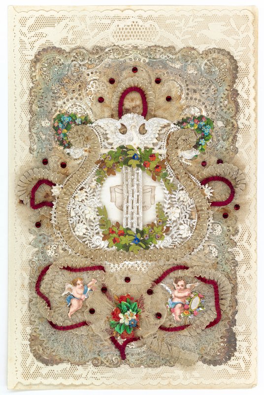 Cartolina di San Valentino vittoriana da English School
