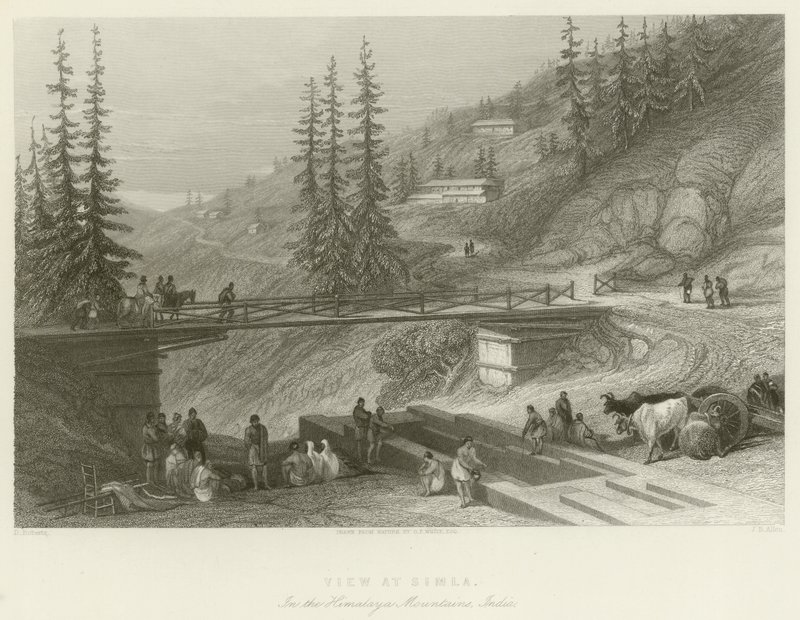 Veduta di Simla da English School