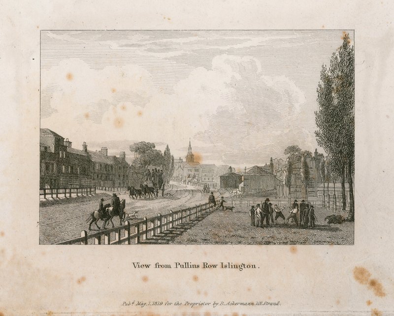 Vista da Pullins Row, Islington da English School