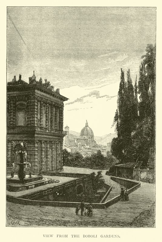 Vista dai Giardini di Boboli da English School