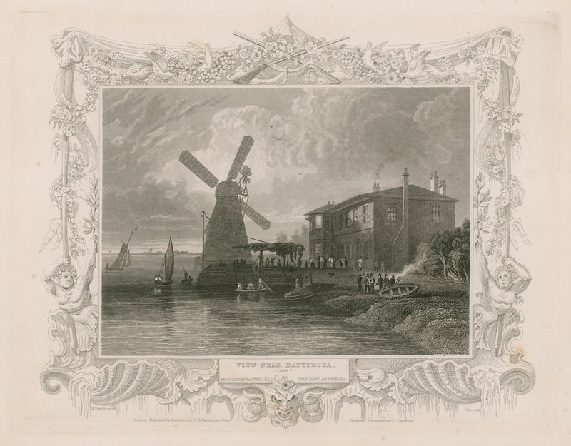 Veduta vicino a Battersea da English School