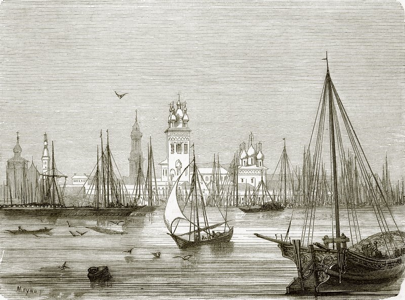 Veduta di Astrakhan da English School