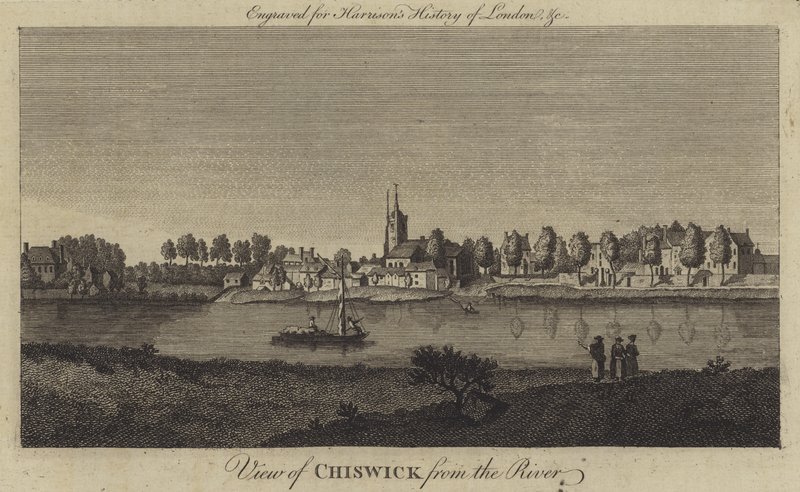 Veduta di Chiswick dal Fiume da English School