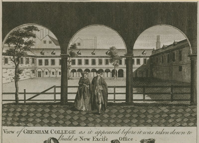 Vista del Gresham College da English School