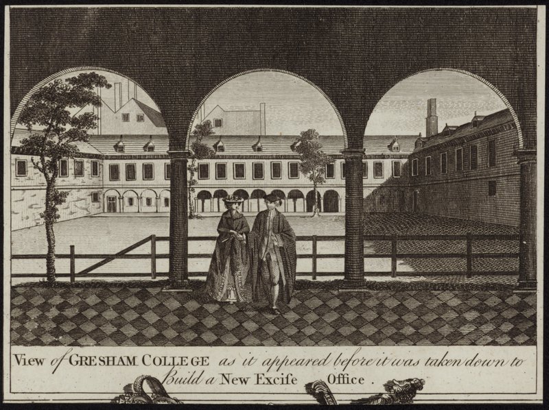 Veduta del Gresham College da English School