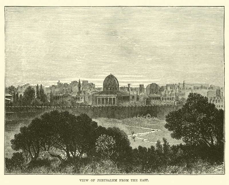 Veduta di Gerusalemme da est da English School