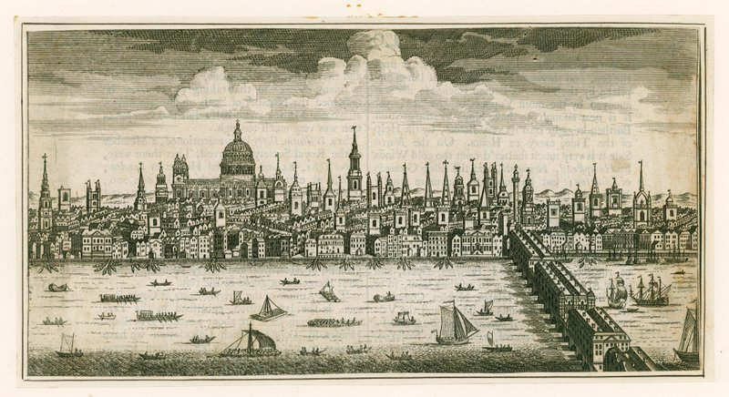 Veduta di Londra da English School