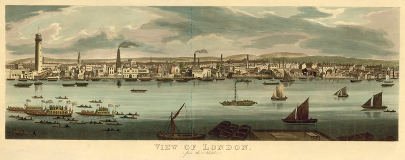 Vista di Londra dall